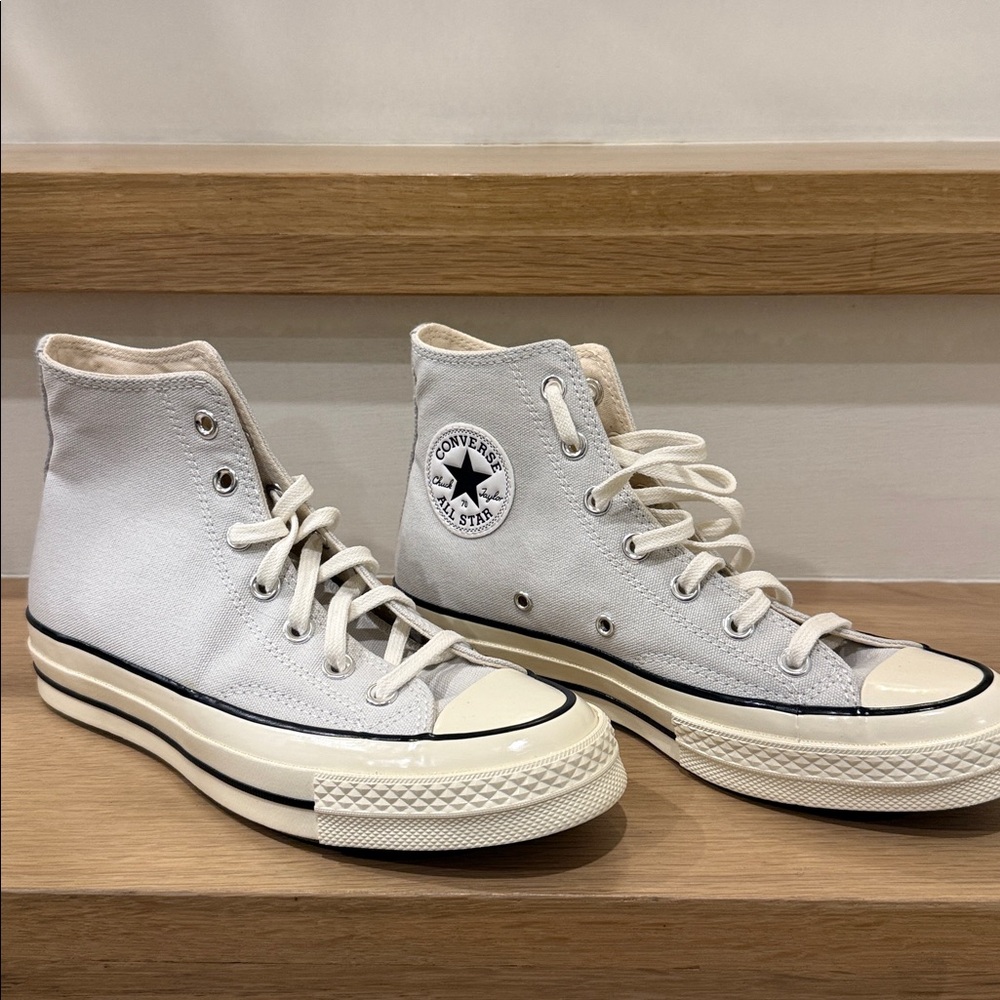 Converse All Star White Canvas High-Tops